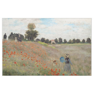 Claude Monet - Poppy Field Stof
