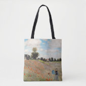 Claude Monet - Poppy Field Tote Bag (Voorkant)