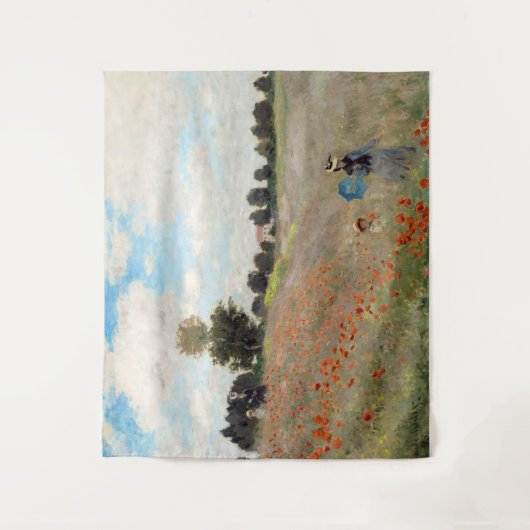 Claude Monet - Poppy Field Wandkleed (Voorkant)