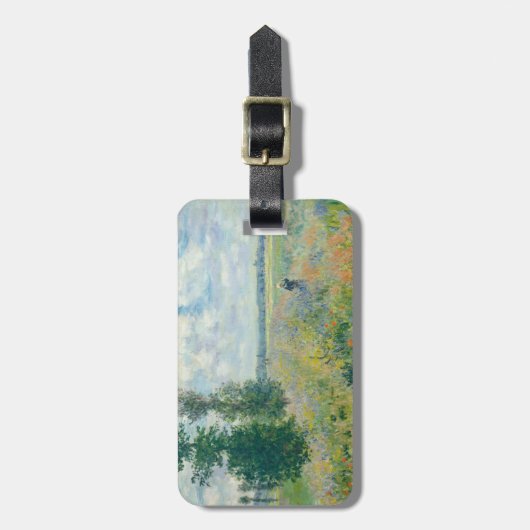 Claude Monet - Poppy Fields bij Argenteuil (1875) Bagagelabel (Voorkant verticaal)