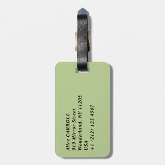 Claude Monet - Poppy Fields bij Argenteuil (1875) Bagagelabel (Achterkant verticaal)