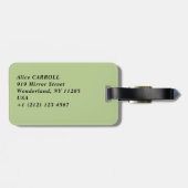 Claude Monet - Poppy Fields bij Argenteuil (1875) Bagagelabel (Achterkant horizontaal)