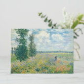 Claude Monet - Poppy Fields bij Argenteuil (1875) Bedankkaart (Staand voorkant)