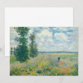 Claude Monet - Poppy Fields bij Argenteuil (1875) Bedankkaart (Voorkant / Achterkant)