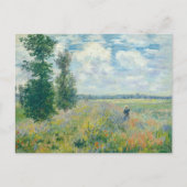 Claude Monet - Poppy Fields bij Argenteuil (1875) Briefkaart (Voorkant)
