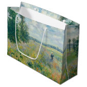 Claude Monet - Poppy Fields bij Argenteuil (1875) Groot Cadeauzakje (Voorkant Gekanteld)