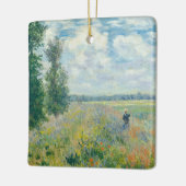 Claude Monet - Poppy Fields bij Argenteuil (1875) Keramisch Ornament (Links)