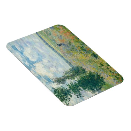 Claude Monet - Poppy Fields bij Argenteuil (1875) Magneet (Rechterzijde)