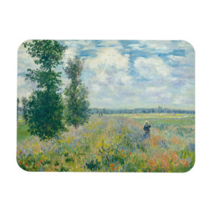 Claude Monet - Poppy Fields bij Argenteuil (1875) Magneet