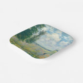 Claude Monet - Poppy Fields bij Argenteuil (1875) Papieren Bordje (Gebogen)