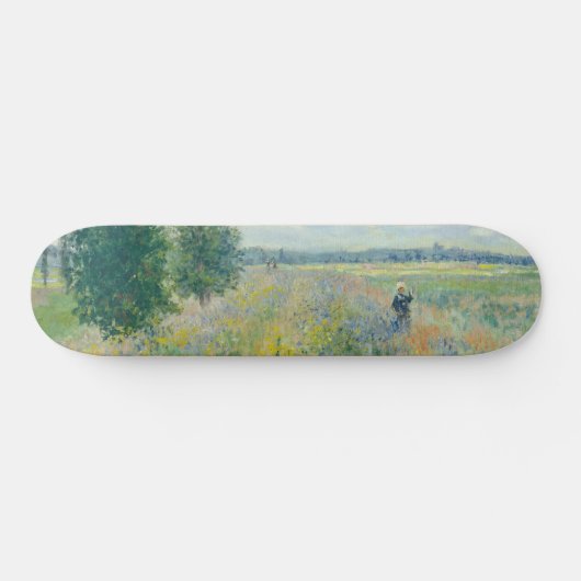Claude Monet - Poppy Fields bij Argenteuil (1875) Persoonlijk Skateboard (Horizontaal)