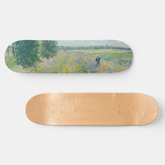 Claude Monet - Poppy Fields bij Argenteuil (1875) Persoonlijk Skateboard (Horizontaal)