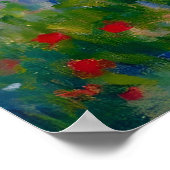 Claude Monet, Poppy Fields bij Argenteuil, 1875 Poster (Hoek)