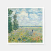 Claude Monet - Poppy Fields bij Argenteuil (1875) Servet (Voorkant)