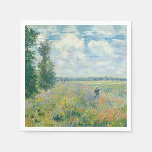 Claude Monet - Poppy Fields bij Argenteuil (1875) Servet