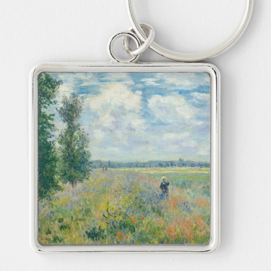 Claude Monet - Poppy Fields bij Argenteuil (1875) Sleutelhanger (Voorkant)