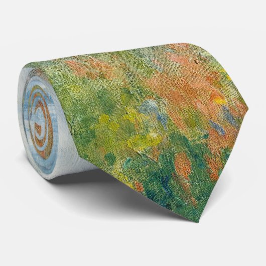 Claude Monet - Poppy Fields bij Argenteuil (1875) Stropdas (Opgerold)