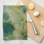 Claude Monet - Poppy Fields bij Argenteuil (1875) Theedoek (Quarter Fold)