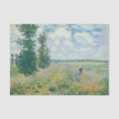 Claude Monet - Poppy Fields bij Argenteuil (1875) Tissuepapier (Voorkant)