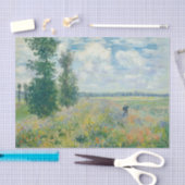 Claude Monet - Poppy Fields bij Argenteuil (1875) Tissuepapier (Craft)