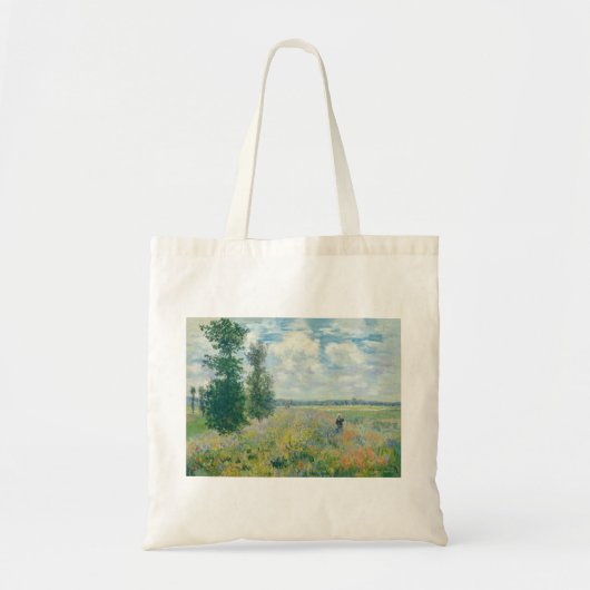 Claude Monet - Poppy Fields bij Argenteuil (1875) Tote Bag (Voorkant)