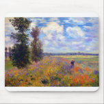 Claude Monet Poppy Fields nabij Argenteuil Muismat<br><div class="desc">Poppy Fields nabij Argenteuil geschilderd door Claude Monet in 1875.</div>