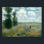 Claude Monet Poppy Fields Poster<br><div class="desc">Claude Monet,  Franse schilder,  1840 - 1926. met zijn beroemde schilderij 'Poppy Fields'.</div>
