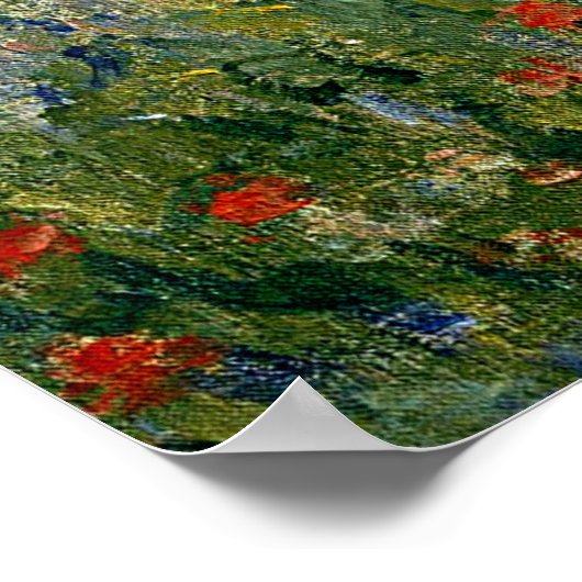 Claude Monet Poppy Fields Poster (Hoek)