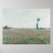 Claude Monet Poppy Veldschilderij Kunst Print (Voorkant)