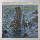 Claude Monet - Port Coton - Pyramids - Pyramides Poster (Voorkant)
