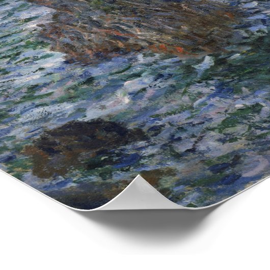 Claude Monet - Port Coton - Pyramids - Pyramides Poster (Hoek)