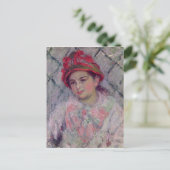 Claude Monet | Portret van Blanche Hoschede Briefkaart (Staand voorkant)