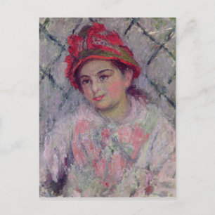 Claude Monet   Portret van Blanche Hoschede Briefkaart