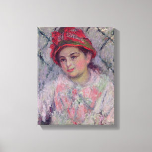 Claude Monet   Portret van Blanche Hoschede Canvas Afdruk