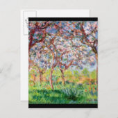 Claude Monet | Printemps a Giverny, 1903 Briefkaart (Voorkant / Achterkant)
