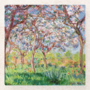 Claude Monet Printemps a Giverny, 1903 Glazen Onderzetter