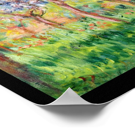 Claude Monet | Printemps a Giverny, 1903 Poster (Hoek)