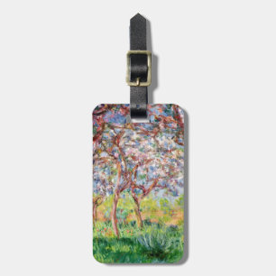 Claude Monet Printemps a Giverny Bagagelabel