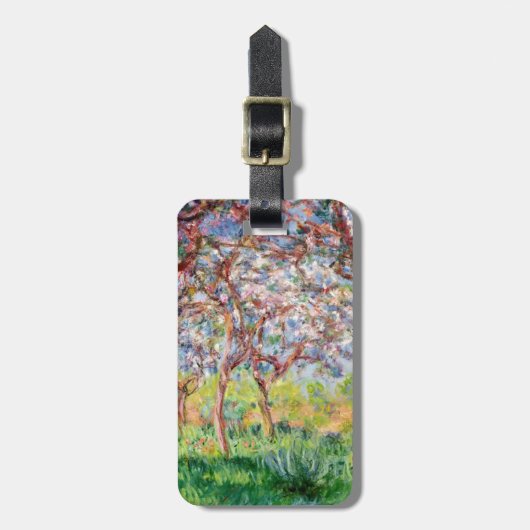 Claude Monet | Printemps a Giverny Bagagelabel (Voorkant verticaal)