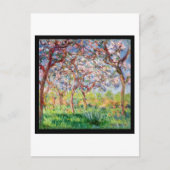 Claude Monet | Printemps a Giverny Briefkaart (Voorkant)