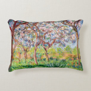 Claude Monet   Printemps a Giverny Decoratief Kussen