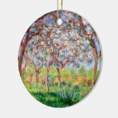 Claude Monet | Printemps a Giverny Keramisch Ornament (Links)