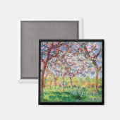 Claude Monet | Printemps a Giverny Magneet (Voorkant / Achterkant)