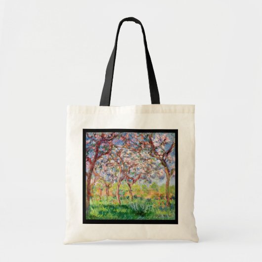 Claude Monet | Printemps a Giverny Tote Bag (Voorkant)
