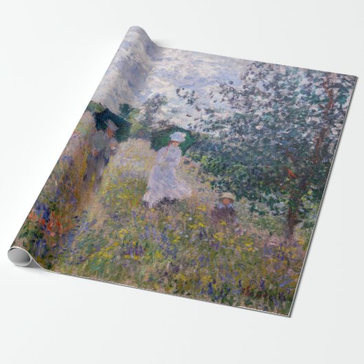 Claude Monet - Promenade bij Argenteuil Cadeaupapier (Uitgerold)