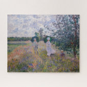 Claude Monet - Promenade bij Argenteuil Legpuzzel (Horizontaal)