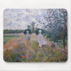 Claude Monet - Promenade bij Argenteuil Muismat