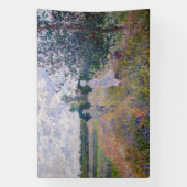 Claude Monet - Promenade bij Argenteuil Spandoek (Verticaal)