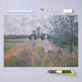 Claude Monet - Promenade bij Argenteuil Tissuepapier (Craft)