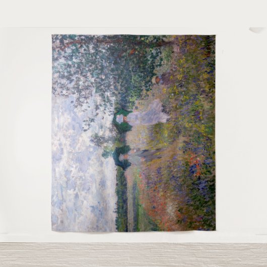 Claude Monet - Promenade bij Argenteuil Wandkleed (Voorkant)